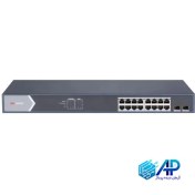 تصویر سوییچ 16 پورت گیگ هایک ویژن مدل DS-3E1518P-SI 