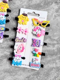 تصویر گیره انبری سیلیکونی ۱۰ عددی 