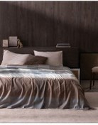 تصویر پتوی دو نفره پتو دوتایی BLACY خاکستری نیلی Madame Coco 