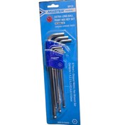 تصویر سری آلن کارتی سر نخودی شش گوش فوق بلند مستر تایوانی مدلMT3009EL-S2 