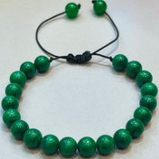 تصویر دستبند سنگ مالاکیت کمیاب کنگو 