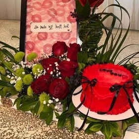 تصویر عکس باکس گل ولنتاین 