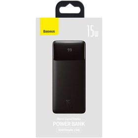 تصویر پاوربانک باسئوس PPDML-K  30000mAh Baseus Bipow  PPDML-K01 / K02 Power bank 30000mAh 15W