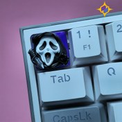تصویر کیکپ کیبورد مکانیکال طرح روح با چاقو soul keycap two 