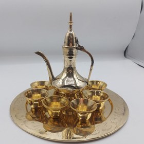 تصویر ست تنگ و جام برنجی هندی کد 110213 