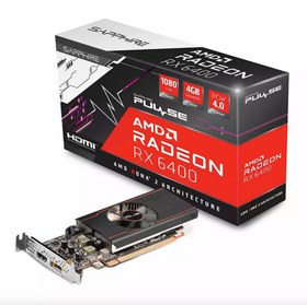 تصویر کارت گرافیک آکبند گیمینگ AMD RX 6400 - 4GB 