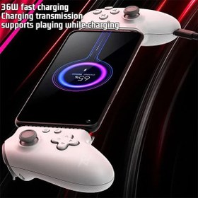 تصویر دسته بازی ممو S3 بی سیم با جوی‌استیک Hall 