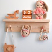 تصویر شلف دیواری آویزدار مدل 1 