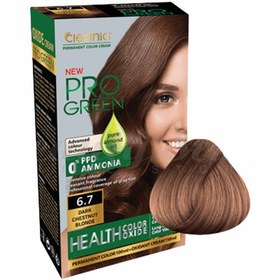 تصویر کیت رنگ مو بدون آمونیاک سری شکلاتی کیلینیک 6.7 Cleanic Chocolate Hair Color Kit