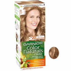 تصویر کیت رنگ مو گارنیه شماره 8 ا Garnier Color Naturals Shade 8 Hair Color Garnier Color Naturals Shade 8 Hair Color
