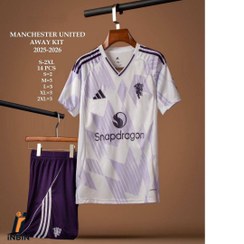 تصویر کیت دوم منچستر یونایتد ۲۰۲۶ ورژن هواداری 