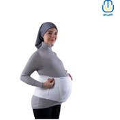 تصویر شکم بند طبی دوران بارداری پاک سمن سفید سایز 3XL – کد 221604016 PakSaman Maternity Abdominal Support Belt White Size 3XL-4016