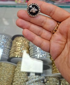 تصویر دکمه طرح فلز گوچی - سایز 1 