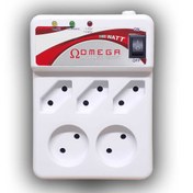 تصویر محافظ برق امگا ۵ خانه بدون ارت طول ۳ متر 