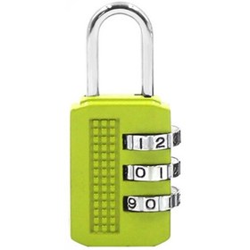 تصویر قفل رمزی چمدان مدل EL1 - نقره ای 