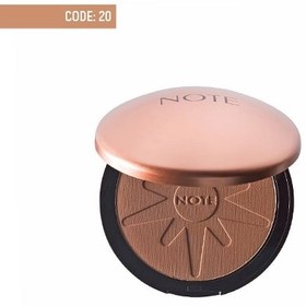 تصویر پودر برنزه کننده نوت بافت مات و مخملی • ظاهری برنزه و درخشان با جلوه‌ای طبیعی Note bronzing powder