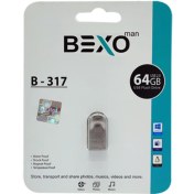 تصویر فلش مموری بکسو مدل B-317 ظرفیت 64 گیگابایت Bexo B-317 Flash Memory 64GB