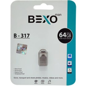 تصویر فلش مموری بکسو مدل B-317 ظرفیت 64 گیگابایت Bexo B-317 Flash Memory 64GB