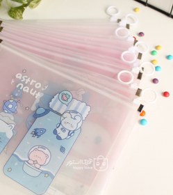 تصویر پوشه زیپی A4 حجم دار فانتزی 