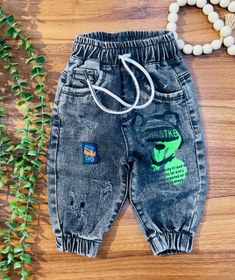 تصویر شلوار لی دمپا کش چک-1188 