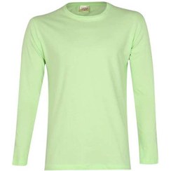 تصویر تی شرت مردانه مدل Tsld-GN سبز روشن ناوالس 