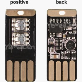 تصویر چراغ اتمسفر USB RGB کوچک برای خودرو و فضای داخلی — نور موزیکال و افکت دیسکو USB RGB LED Interior Atmosphere Decoration Light Sound Control