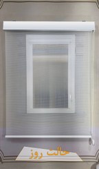 تصویر پرده زبرا دومکانیزم حریر براق کد RD 827 