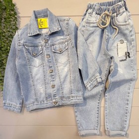 تصویر ست کت و شلوار اسپرت جین مجلسی مدل ناویگیت-1266 