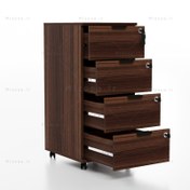 تصویر فایل اداری 4 کشو نیما طول 40 