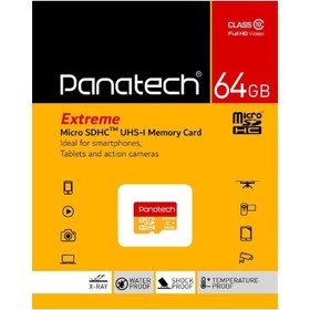 تصویر رم میکرو 64 گیگ پاناتک Panatech Extreme U1 ا Panatech Extreme U1 64GB Panatech Extreme U1 64GB