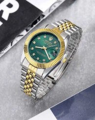 تصویر ساعت مچی مردانه رولکس ROLEX مدل 1627 Rolex men's wristwatch DAY DATE | GREEN screen model - 1627