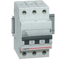 تصویر فیوز مینیاتوری لگراند 25 آمپر سه فاز تیپ C 