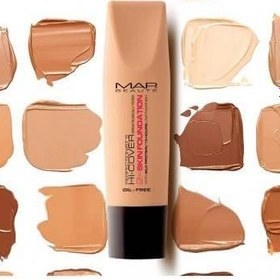 تصویر کرم پودر مپ بوته مدل Hi Cover شماره M070 Map Beaute M070 Hi Cover Foundation 30ml