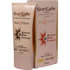 تصویر سان سیف ضد آفتاب کرم پودری spf50 ( بژ عاجی ) 