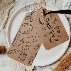 تصویر ست تگ نقاشی کد 38 ( ست 35 عددی ) 