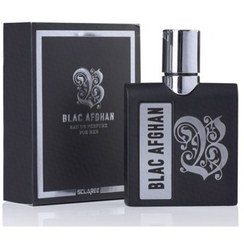 تصویر ادوپرفیوم مردانه اسکلاره مدل Blac Afghan حجم 100 میلی لیتر Sclaree Blac Afghan Eau De Parfum For Men 100m