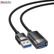 تصویر کابل افزایش طول USB یسیدو GS26 طول 1.5 متر Yesido GS26 USB Male to USB Female 1.5m Cable