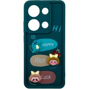 تصویر قاب گوشی شیائومی Redmi Note 13 Pro 4G کد 2333 طرح دختر عروسکی| فانتزی و زیبا 