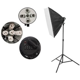 تصویر کیت نور ثابت 14 لامپ - Continuous Lighting Kit 14 Lamps 