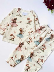 تصویر بلوزشلوار بچگانه نرمالو - سایز 