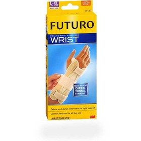 تصویر تثبیت کننده مچ دلوکس فوتورو سایز L-XL مدل 2012 دست راست Deluxe Futuro wrist stabilizer, size L-XL, 2012 model, right hand