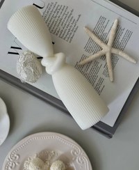 تصویر شمع استوانه‌ای گره‌دار 