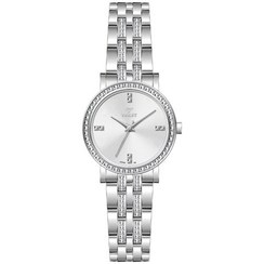 تصویر ساعت مچی زنانه ویولت مدل 0583، تمام استیل صفحه سفید Women's Violet Watch - 0583