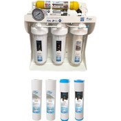 تصویر دستگاه تصفیه آب خانگی UltraPro X600 (شیربرداشت تک) + پک4عددی فیلتر(1.1.2.3) 