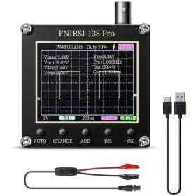 تصویر اسیلوسکوپ 100MHz تبلتی FNIRSI مدل 1013D ( اصلی ) oscilloscope