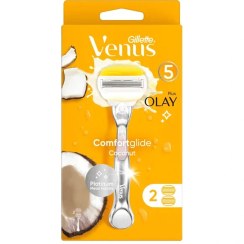 تصویر خودتراش ژیلت ونوس مدل Venus Olay Plus بسته 1 + 1 عددی 