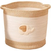 تصویر سبد اسباب بازی مدل Elephant-L - صورتی 