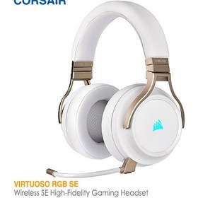 تصویر هدفون گیمینگ کورسیر Corsair -مدل VIRTUOSO Headset Corsair VIRTUOSO RGB Wireless SE Gaming