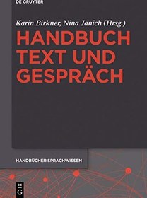 تصویر کتاب Handbuch Text Und Gesprach (Handbucher Sprachwissen) (German Edition) نسخه کامل 