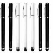 تصویر قلم لمسی اوزاکی مدل استایلوس جهت کار با موبایل و تبلت دومنظوره OZAKI Stylus Touch Pen 